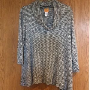 Ruby Rd 3/4 length sleeve light weight tunic